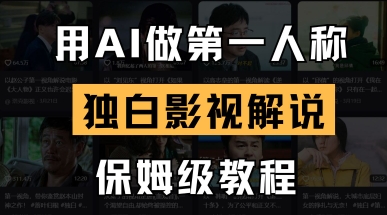 用AI做第一人称独白影视解说,手把手教学,保姆级教程-蓝海优创